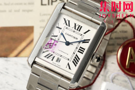 卡地亚Tank AF坦克系列 大号 男士机械腕表
【表壳】表盘尺寸：大号40.85mm*31mm 商品图2