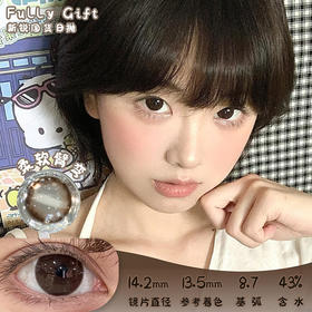 FULLY GIFT 柔软臂弯 日抛 十片 14.2mm 参考着色 13.5mm 基弧 8.7 含水 43% 新锐国货