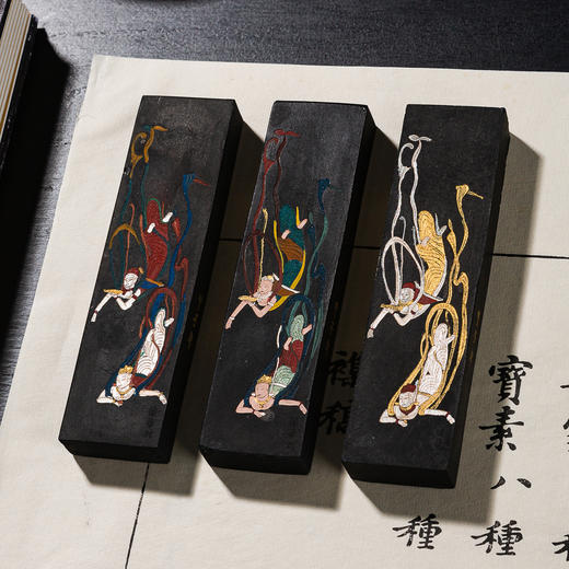 90年代上海墨厂制敦煌飞天老墨（二两） 商品图1