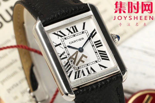 卡地亚Tank AF坦克系列 小号 女士石英腕表
【表壳】表盘尺寸：小号29.5mm*22mm 商品图1