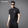 PINLI品立2025夏季新款男士修身短袖POLO衫潮牌商务休闲翻领上衣BG252112085 商品缩略图0