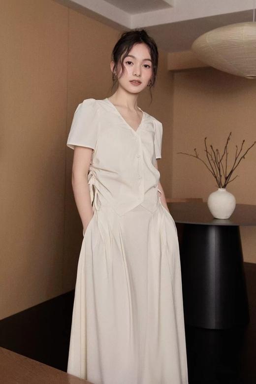 Le Malene 简约气质抽绳上衣半裙套装 20365 商品图2