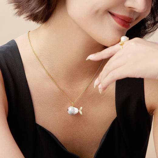 优选丨Manrey玛芮雅“鱼溯巡游”巴洛克珍珠项链 商品图4