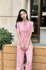HAYES 粉色新中式盘扣上衣长裤套装 20330 商品缩略图4