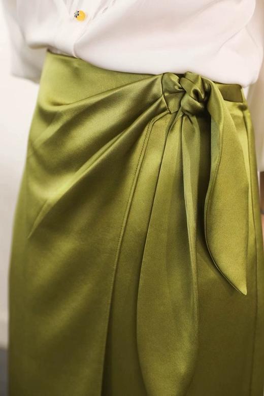 ELLA JADE 醋酸系带半身裙 20328 商品图1