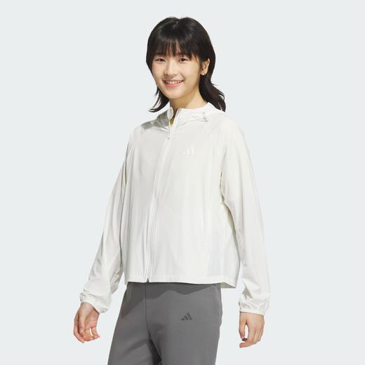 Adidas阿迪达斯WINDBREAKER 防晒UPF50+凉感运动休闲连帽夹克外套JN0705 商品图0