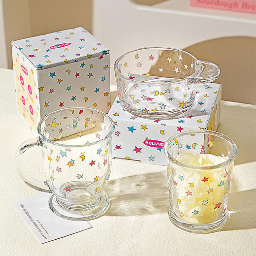 摩登主妇玻璃杯果汁杯家用水杯高颜值牛奶杯早餐杯啤酒杯咖啡杯子 商品图0