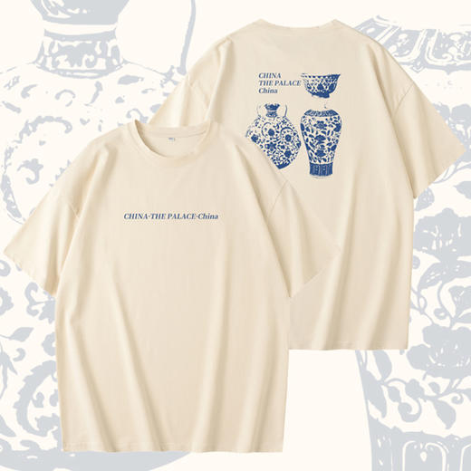 青花瓷系列 纯棉T恤 商品图0