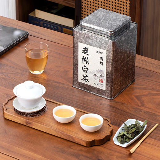 品政韵（原添寿白茶）丨老枞白茶 寿眉 政和白茶 2023年 250g 罐装 配手提袋 商品图6