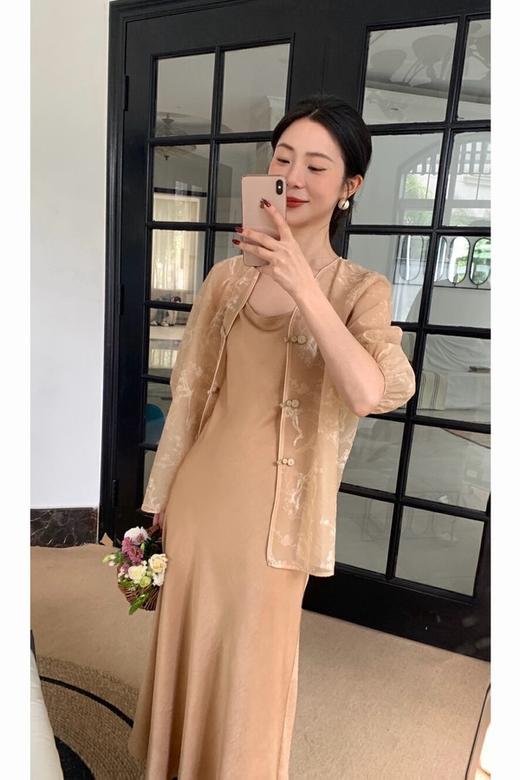 SIA SAYLOR 浪漫气质国风开衫吊带裙套装 20367 商品图3