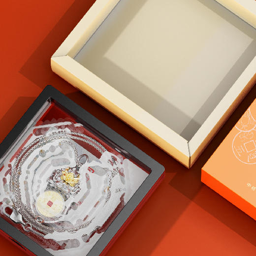 【中钱博】转钱龙牌钛钢项链 商品图4