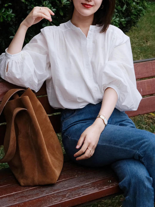 【高品质私服】【RL宽松版型棉质衬衫】精简衣型简约精致 优雅知性G1408-CC【无标出货 介意慎拍】 商品图2