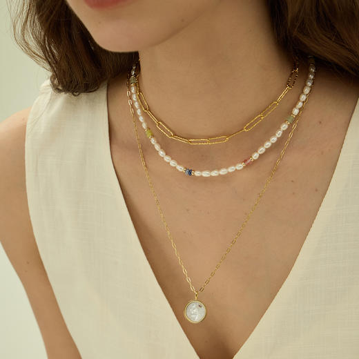 ARSIS｜秘密花园系列 撞色米珠串珠项链 商品图5