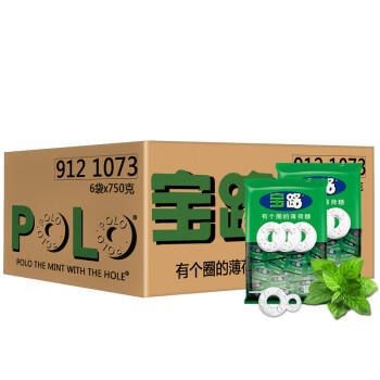雀巢（Nestle） 宝路薄荷糖750g*6袋 清新口气糖 酒店前台餐厅招待糖接待糖 商品图3