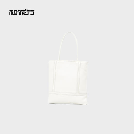 和诚行 2025新款小众简约拼接手提包女时尚真皮斜挎单肩包4180107 商品图1