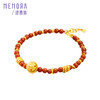【新品首发】足金南红玛瑙手链 聚宝盆盘缠金财源滚滚黄金手链MEMORA诗普琳HB349101 商品缩略图5