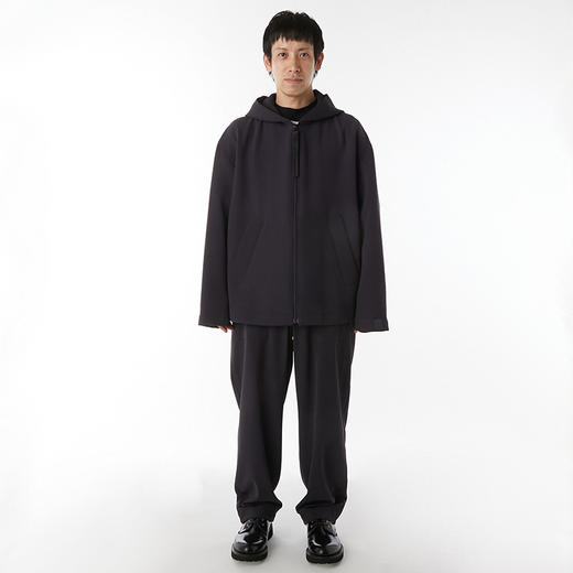 N.HOOLYWOOD HOODIE BLOUSON 丝绸触感廓形连帽夹克外套 商品图1