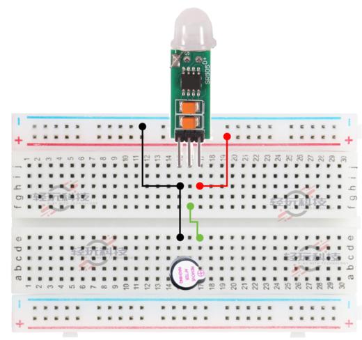 新版物联网作品--人来报警器-简易版 商品图0