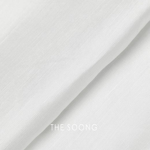 THESOONG"冰皮裤"亚麻轻盈干爽线条感中腰直筒休闲裤HBKZ6811 商品图5