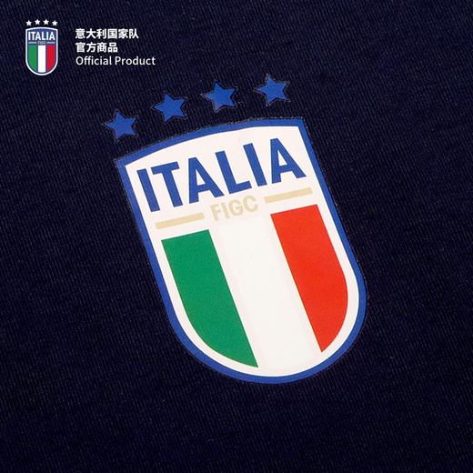 【官方正版】意大利国家队 | 深蓝色简约T恤内搭基础款短袖夏季运动休闲 商品图4
