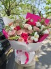 玫红色系玫瑰郁金香等混搭花束 商品缩略图1