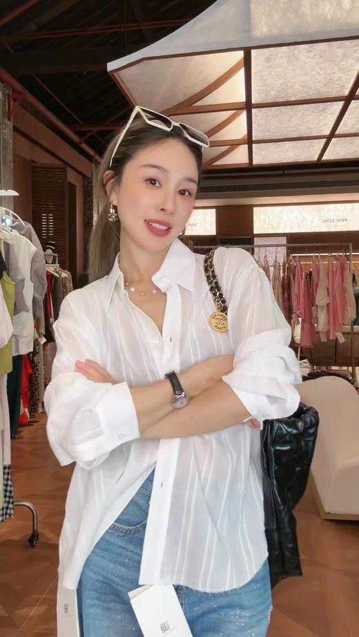 PIANAI冷小姐#  宋慧乔同款防晒衬衣 商品图4