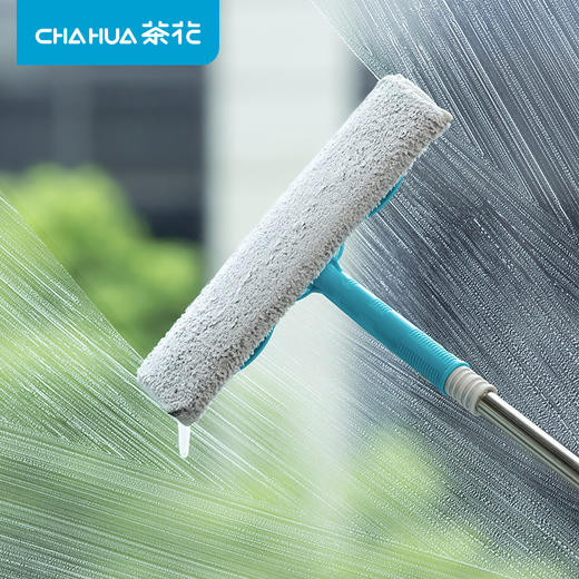 茶花 擦玻璃神器玻璃刮擦窗器家用擦窗户刮水器玻璃清洁器 商品图0