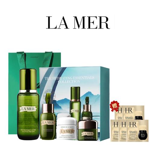 【送礼袋】LA MER 海蓝之谜王炸四件套（精粹水150ml+经典面霜60ml+浓缩精华50ml+眼霜15ml） 香港直邮C 商品图0