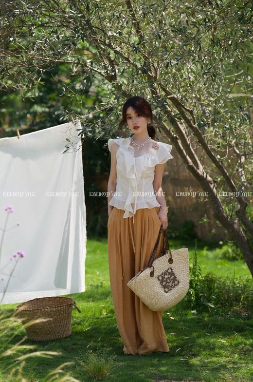 【门店同款】ENJOY夏季“可露丽”温柔花朵上衣 162944611 商品图6