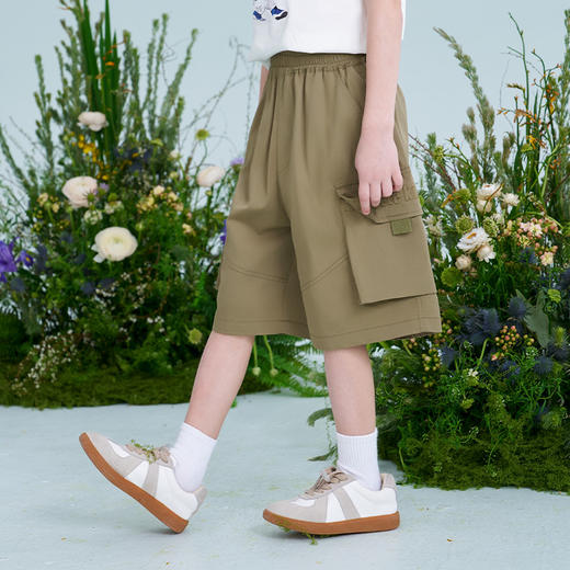 mettekids男童短裤2025夏季新款儿童五分裤运动休闲中大童裤子 商品图1