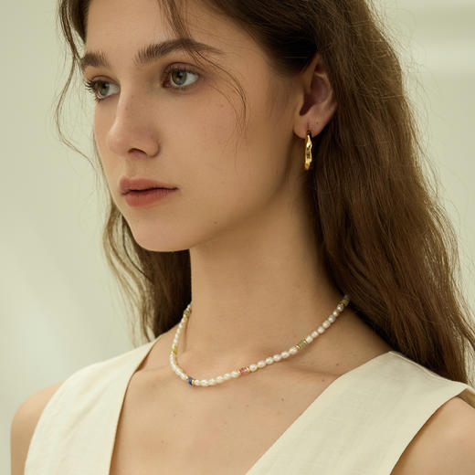 ARSIS｜秘密花园系列 撞色米珠串珠项链 商品图2