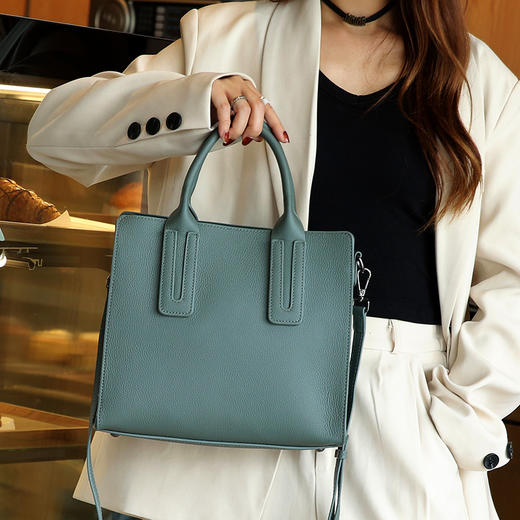 【预售3天】2025新款简约大气手提包女通勤时尚女包大容量单肩斜挎包S1157 商品图3
