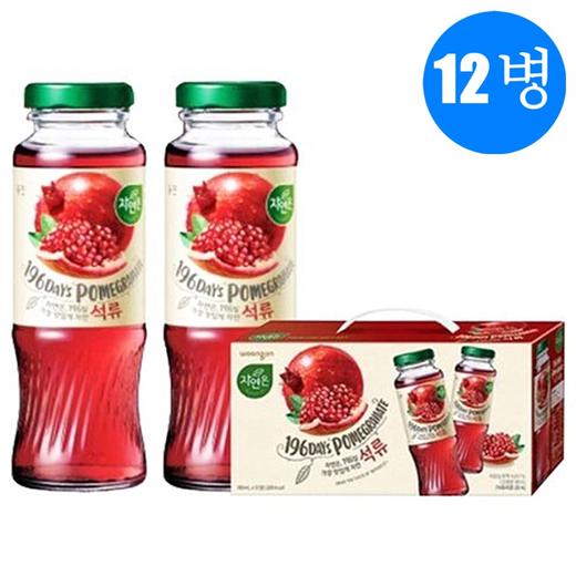 熊津自然石榴180ml웅진 자연은 석류 商品图0