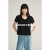 MAISON CECILE 四色/基础款桑蚕丝羊毛混纺软糯亲肤圆领/U领T恤 商品缩略图3