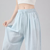 卷卷紫夏日涼爽•冰丝棉麻阔腿裤 轻奢质感 冰凉舒适 轻薄透气 垂坠爽滑修长腿型线条 显瘦显高 商品缩略图6
