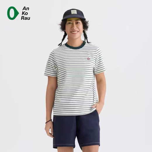 2505515   速干 棉 三色条纹短袖 商品图2