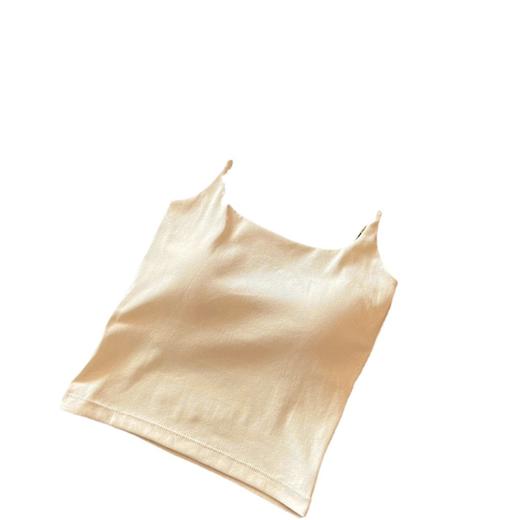 【拍1发2！必入轻奢单品】一年四季都能穿！免内衣吊带背心🔥自带乳胶胸垫，舒适百搭巨好穿✨2025热销新款 车缝棉吊带女固定一体杯免穿胸垫 可调节肩带百搭背心 一年四季百搭款 商品图4