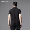 PINLI品立2025夏季新款小狗烫钻修身POLO衫商务休闲短袖男士上衣BG252112089 商品缩略图2