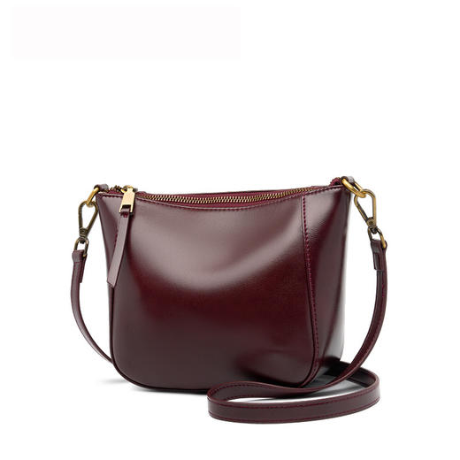 【预售3天】单肩包女2025新款油蜡皮女士包包简约休闲手提斜挎包SC1957 商品图5