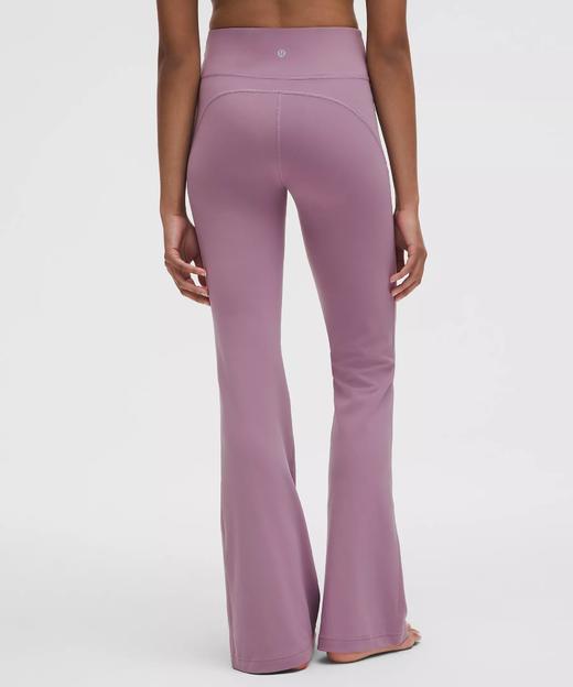 神仙姐姐同款！lululemon Groove Nulu高腰微喇叭裤 烟熏玫瑰色 商品图5