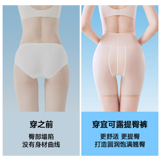 洛诗琳轻塑高腰收腹打底裤，夏日显瘦神器，收腹美臀裤，抚平小腹穿出S型身材！安全裤+收腹裤+美臀裤+内裤，一件顶四件，轻松上阵无拘束（贴身衣物不可退换） 商品图6