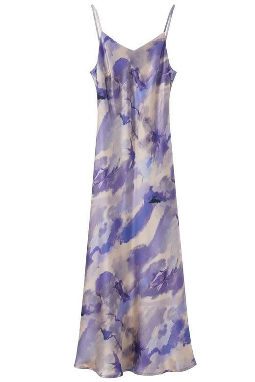 Le Malene 浪漫艺术晕染吊带连衣裙 20331 商品图5