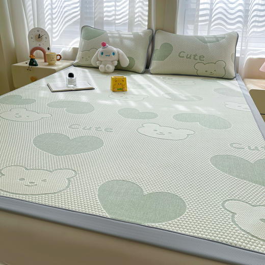 【A类冰豆豆凉席】A类母婴品质 凉感豆豆面料 凉而不冰 随意机洗 柔软透气 舒适不闷热 舒睡一整晚 商品图1