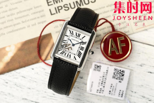 卡地亚Tank AF坦克系列 小号 女士石英腕表
【表壳】表盘尺寸：小号29.5mm*22mm 商品图0