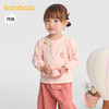巴拉巴拉童装儿童长袖t恤女宝宝打底衫纯棉上衣2025秋季新款内搭 商品缩略图1
