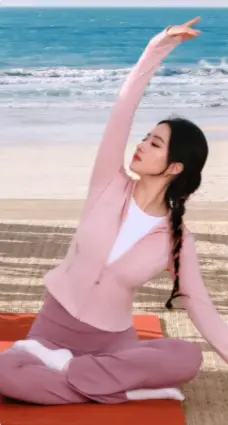 神仙姐姐同款！lululemon Groove Nulu高腰微喇叭裤 烟熏玫瑰色