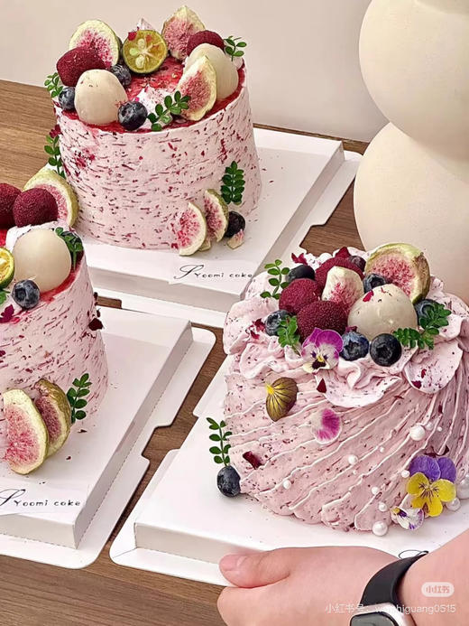 手工杨梅荔枝蛋糕（荔枝芒果夹心）过敏者可备注其他夹心 商品图2