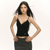 Ariseism美式复古辣妹蕾丝边吊带背心女夏季新款修身内搭外穿上衣 商品缩略图1