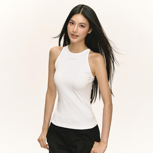 Ariseism 美式复古挂脖吊带背心女2025夏季新款辣妹修身上衣 商品图3