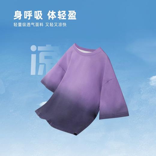 迪士尼男童短袖T恤夏季儿童渐变体恤洋气男大童上衣夏装男孩半袖 商品图7